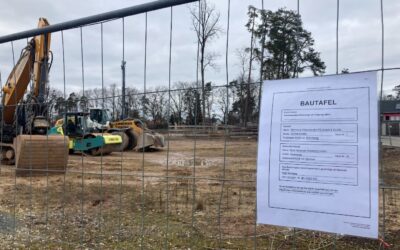 Beginn der Arbeiten für den ersten Bauabschnitt